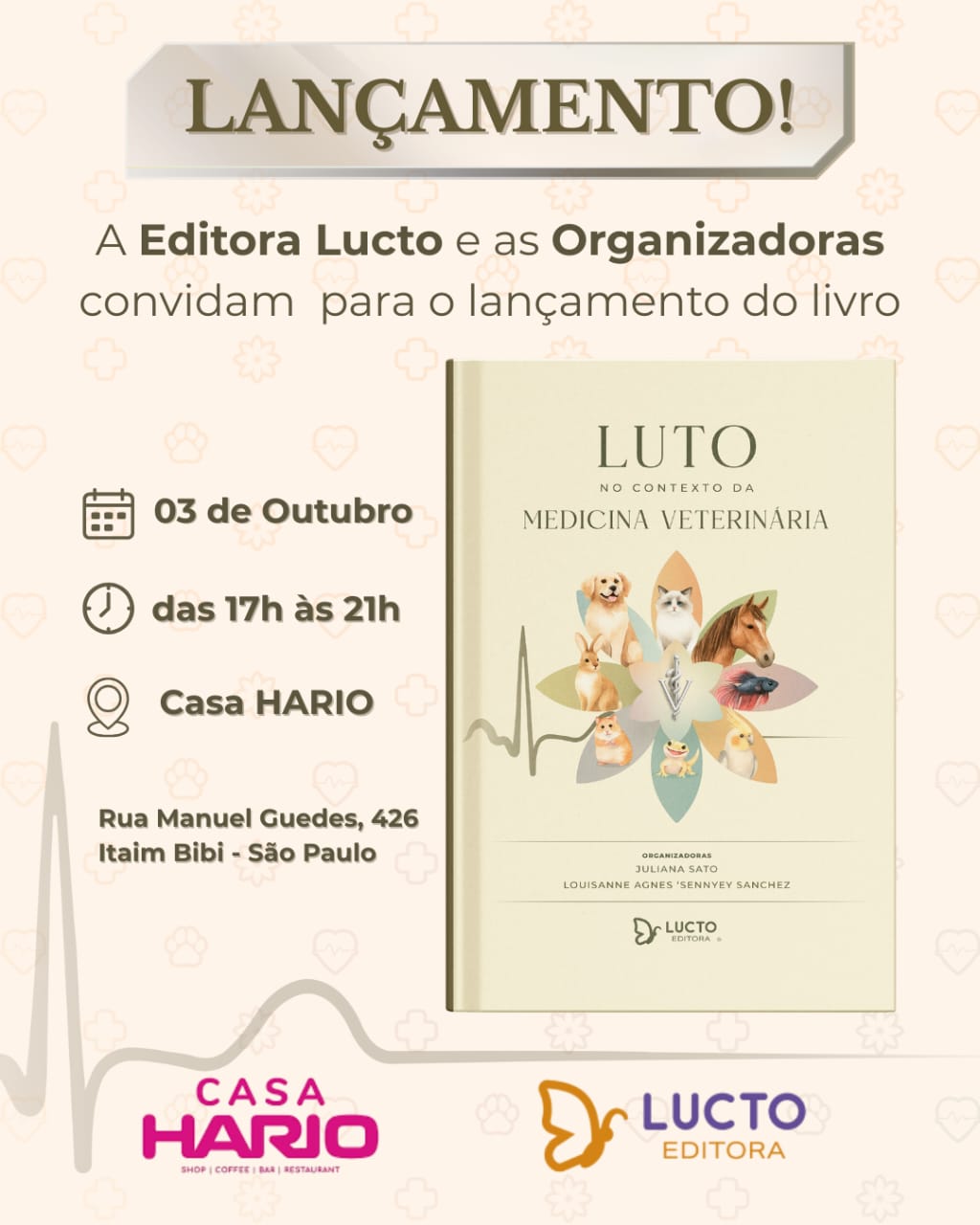Primeiro livro sobre luto pet no Brasil