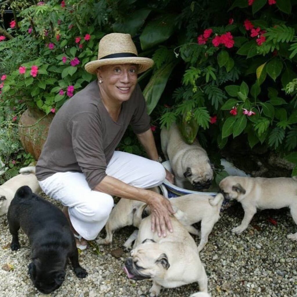 Clodovil e seus cães Campanha "Diga não à Leishmaniose"