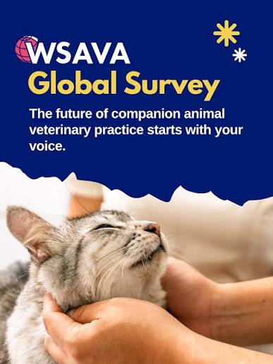 WSAVA lança pesquisa global para mapear desafios e oportunidades da medicina veterinária de animais de companhia