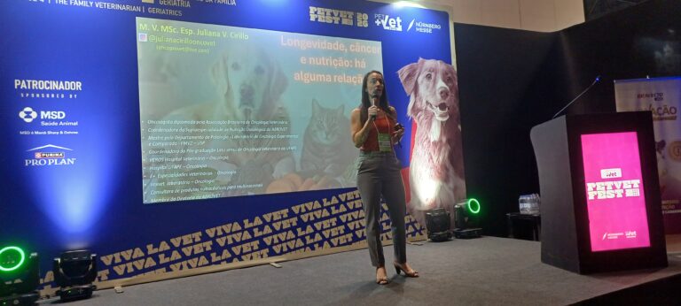 Imunosenescência, inflamação crônica, perda de massa muscular e alterações da microbiota ajudam a explicar como o envelhecimento, a longevidade em cães e gatos e o câncer modificam o organismo e ampliam a importância do suporte nutricional no cuidado de pacientes geriátricos e oncológicos